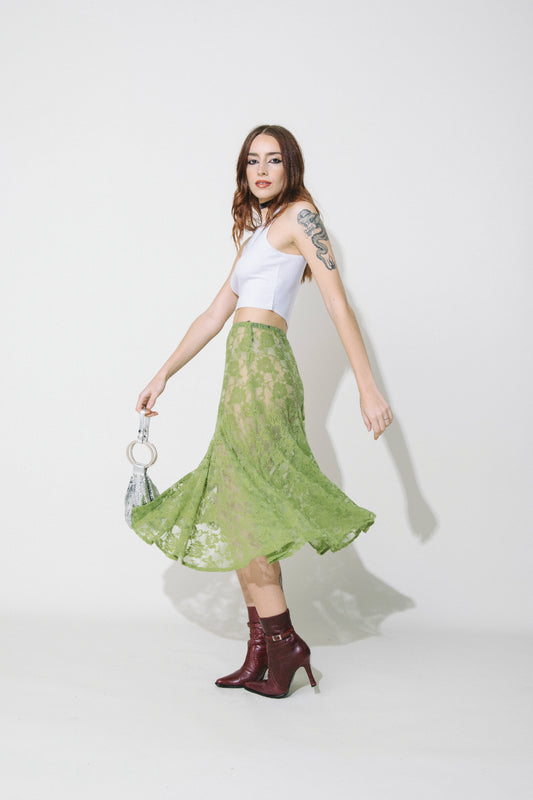 Green AINA skirt